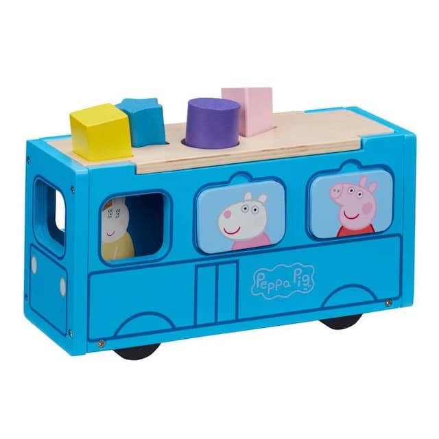 Peppa Pig School Bus Shape Sorter